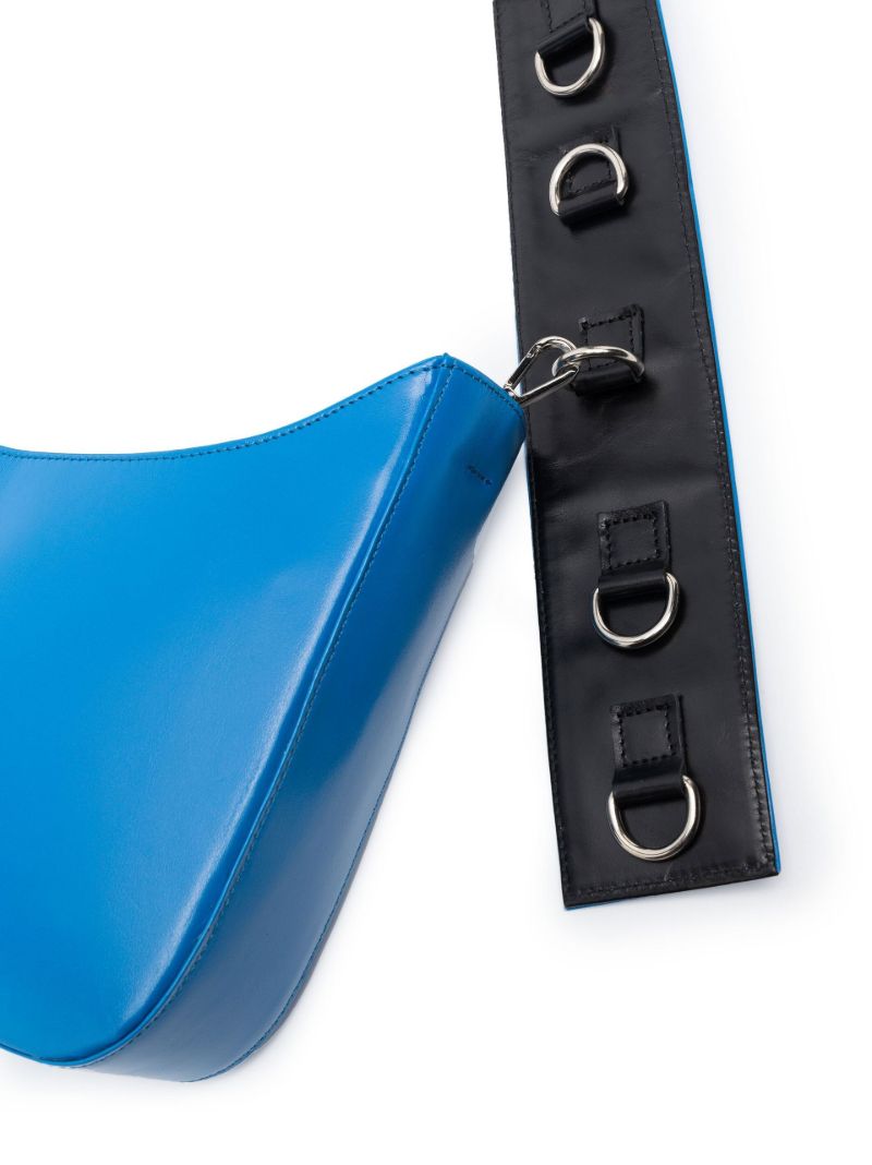 Blue Soul Control Leather Shoulder Bag
