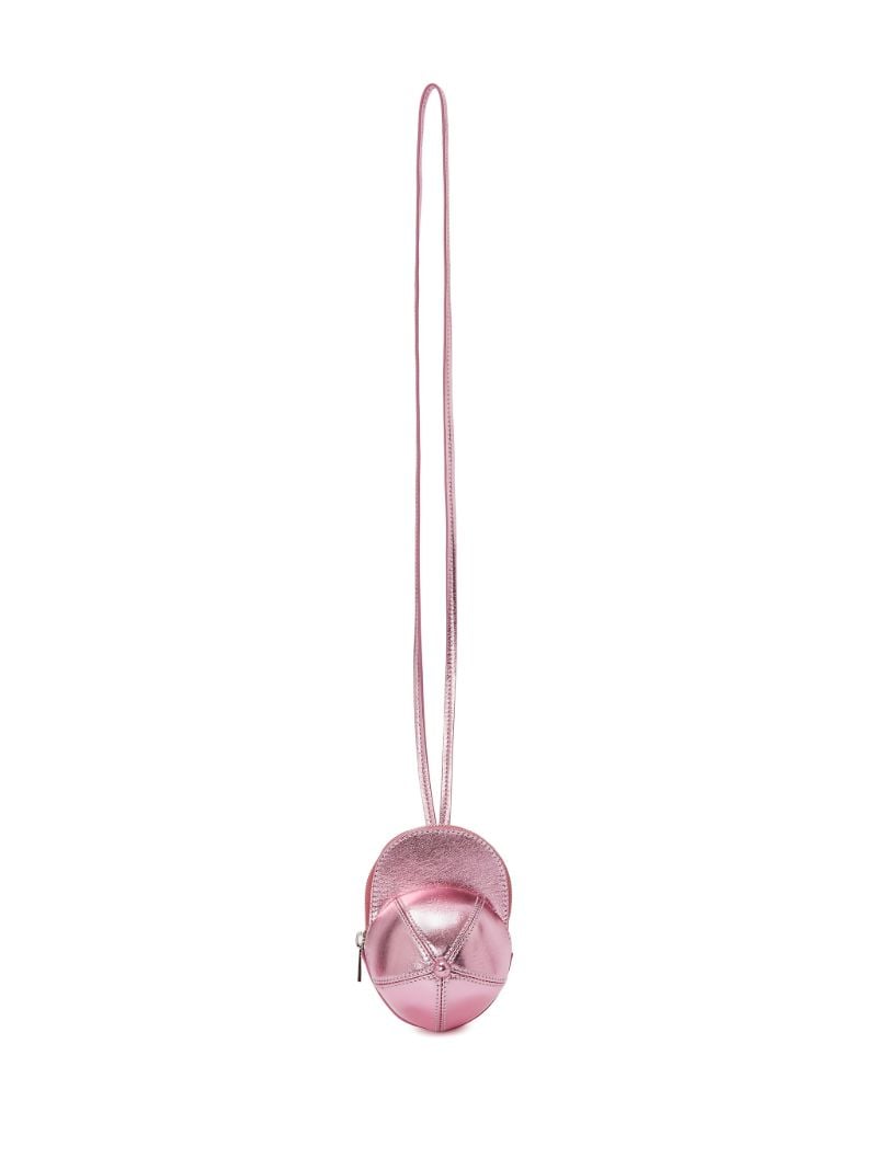 Pink Cap Leather Mini Bag