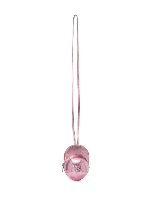 Pink Cap Leather Mini Bag