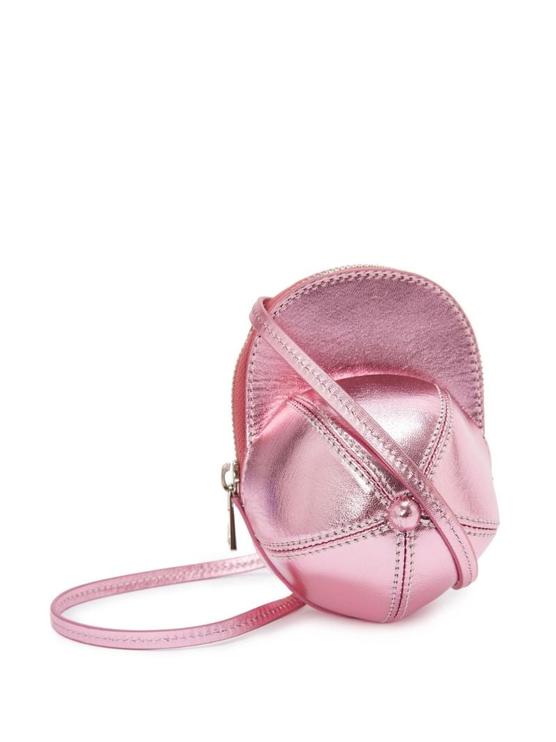 Pink Cap Leather Mini Bag