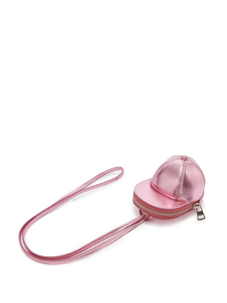 Pink Cap Leather Mini Bag