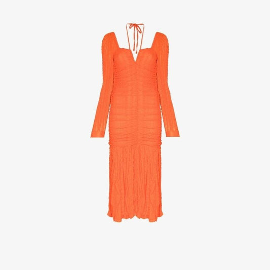 Ruched Midi Dress