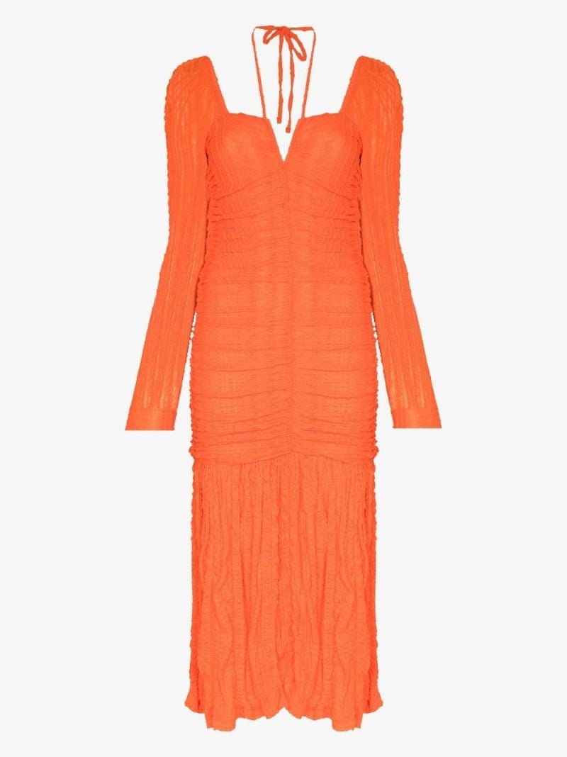 Ruched Midi Dress