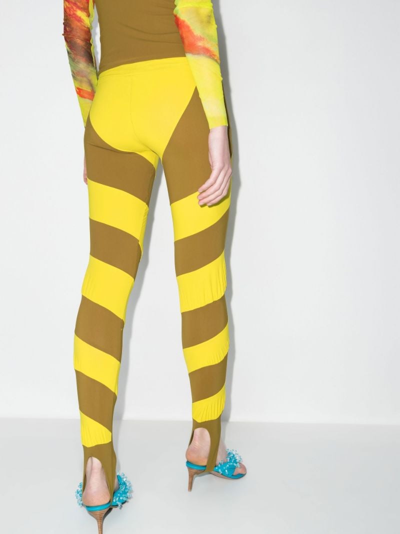 Striped Stirrup Leggings