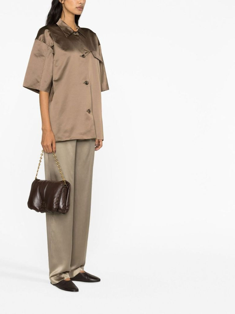 Brown Maissa Short Sleeve Shirt