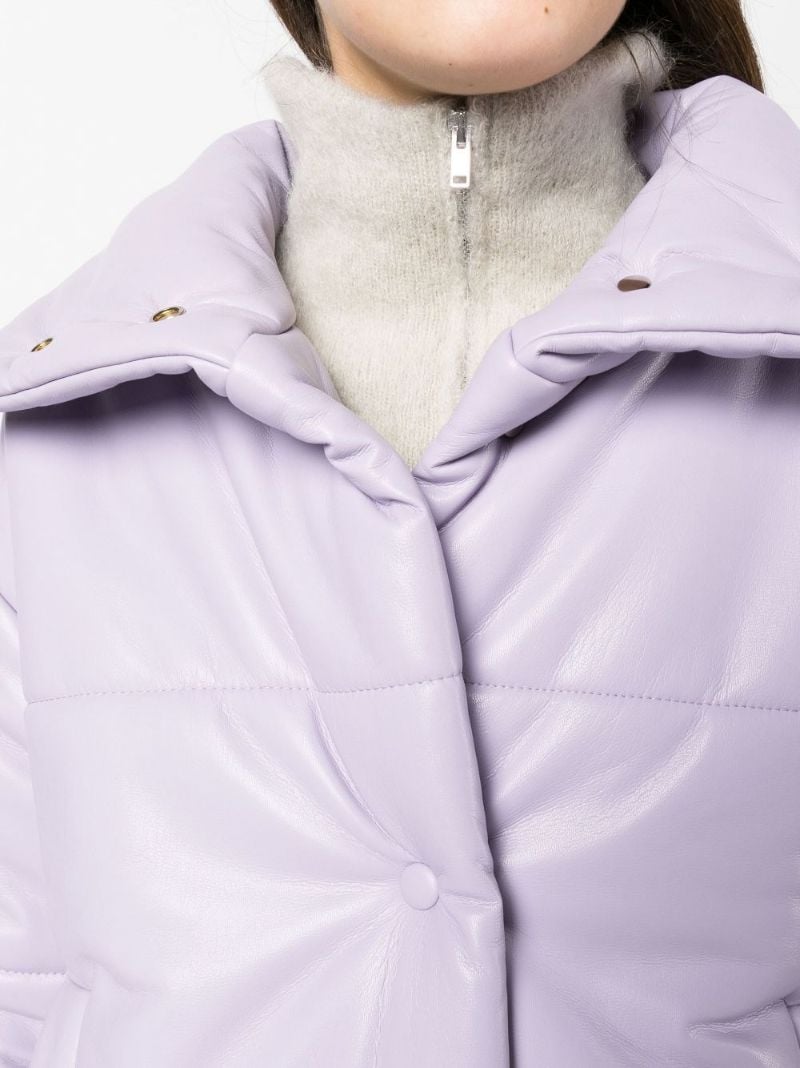 Purple Quilted Jacket