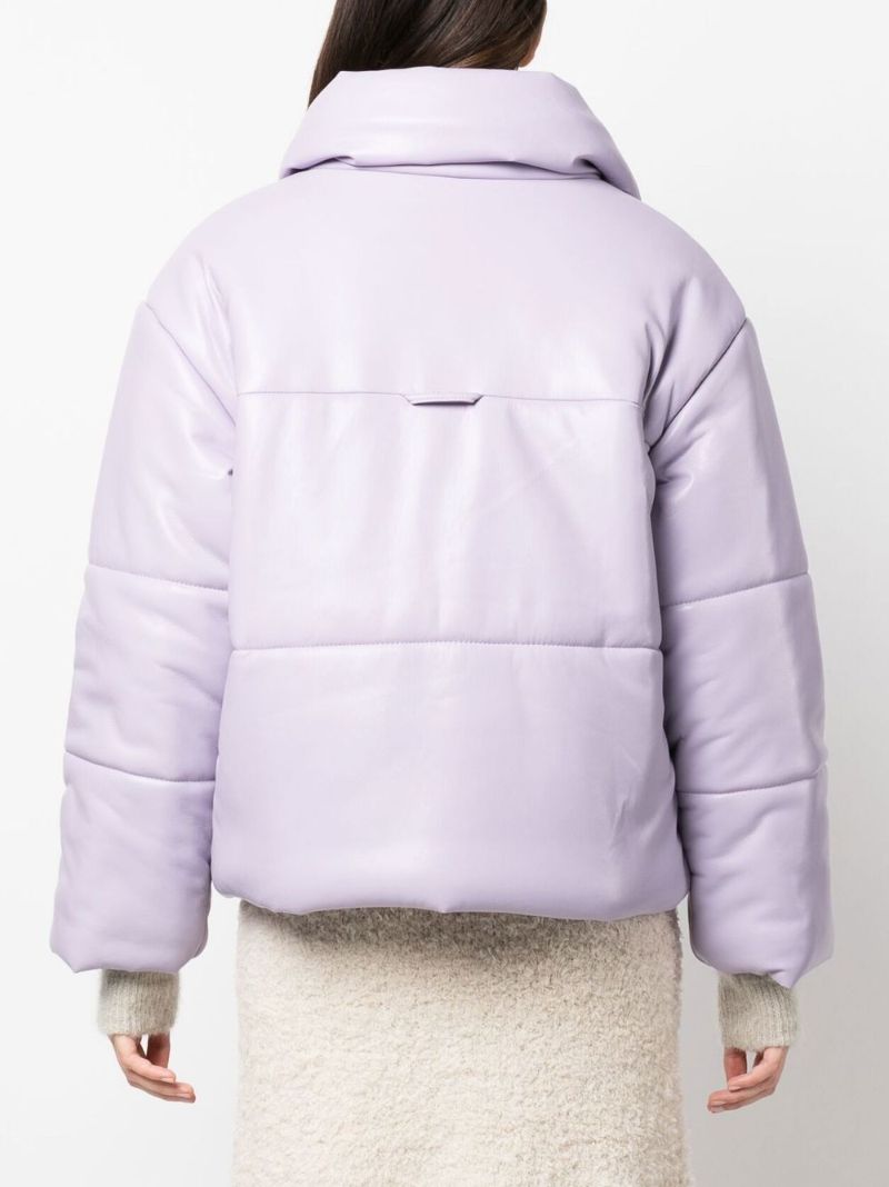 Purple Quilted Jacket