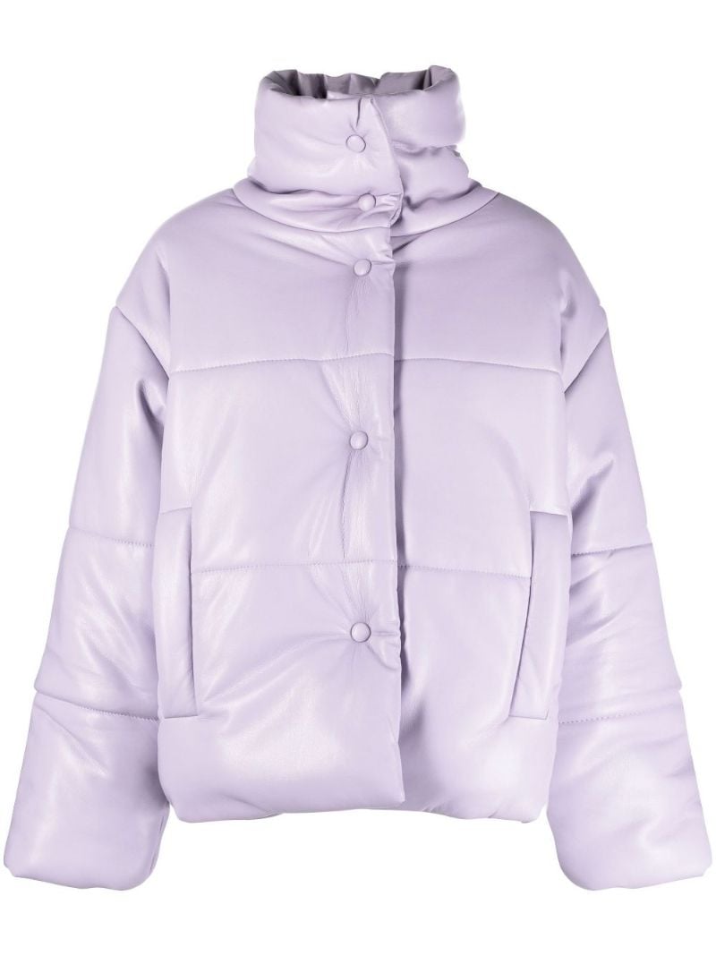 Purple Quilted Jacket