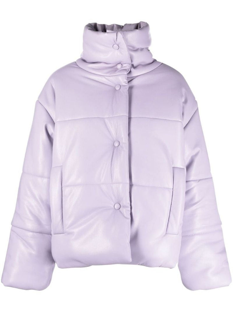 Purple Quilted Jacket