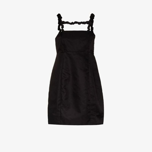 Ruched Strap Mini Dress