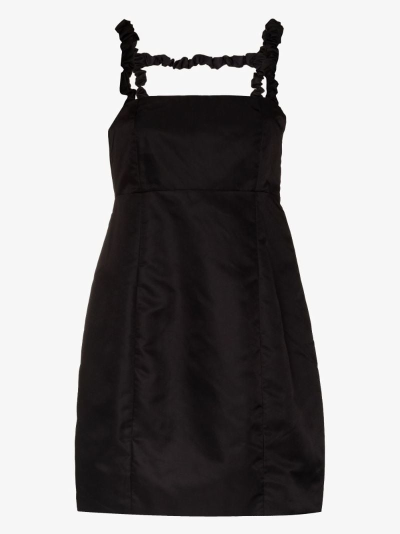 Ruched Strap Mini Dress