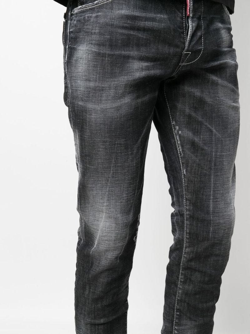 Black Slim Leg Jeans