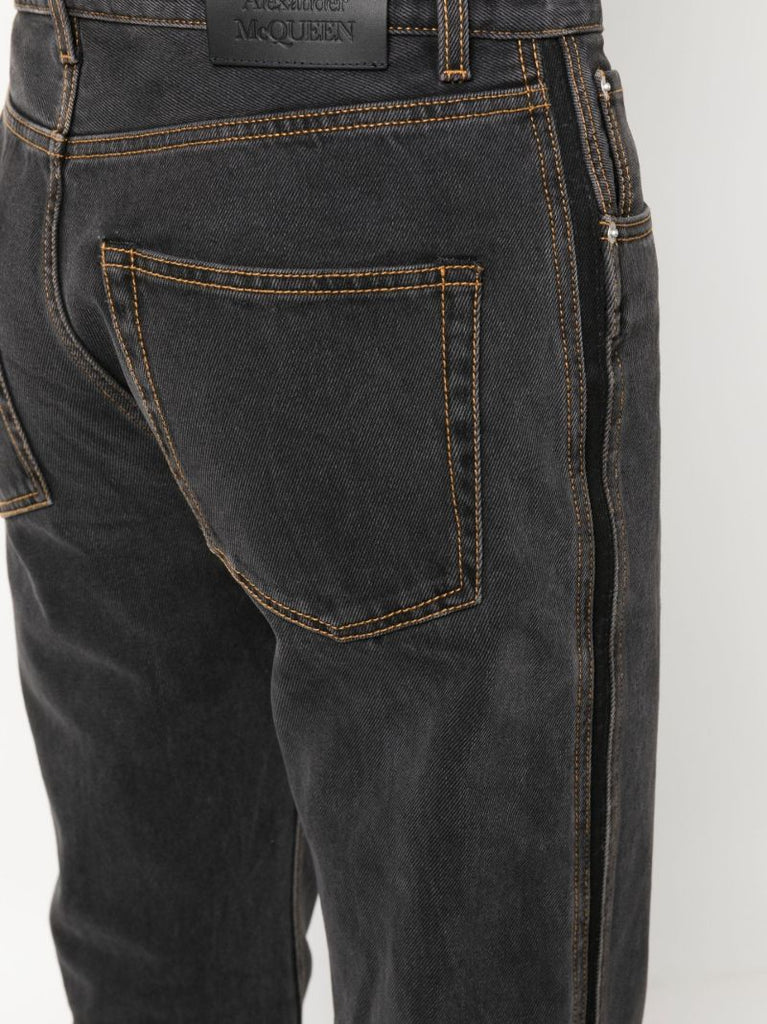 Black Straight-leg Jeans