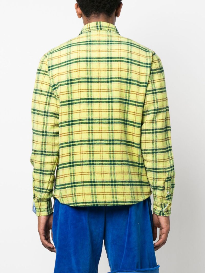 Yellow Checked Long-sleeve Shirt
