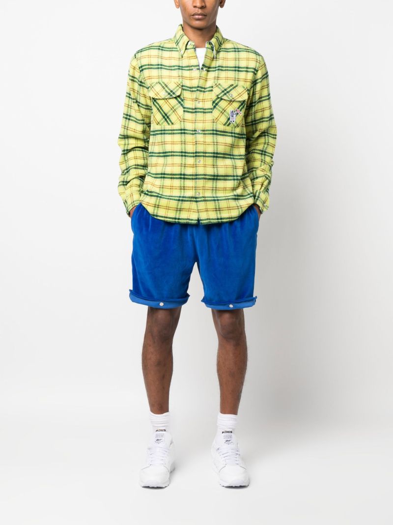 Yellow Checked Long-sleeve Shirt