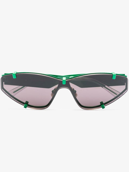 Green Sport Cat Eye Sunglasses