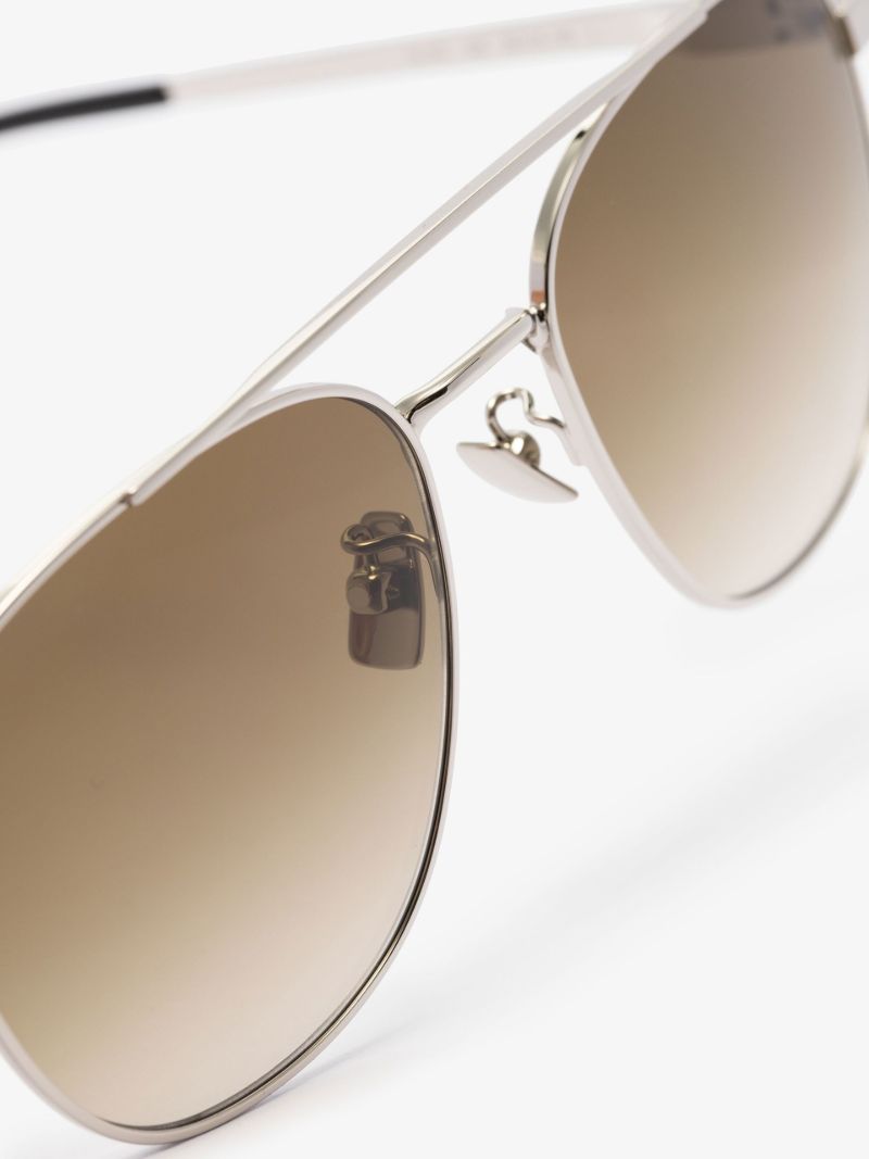 Gold Tone Sl531 Aviator-style Sunglasses