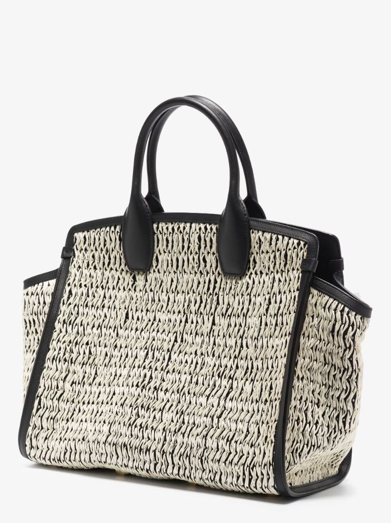 White the Studio Jacquard Tote Bag