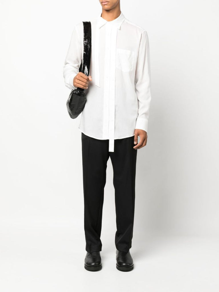 White Crazy Long Sleeve Shirt
