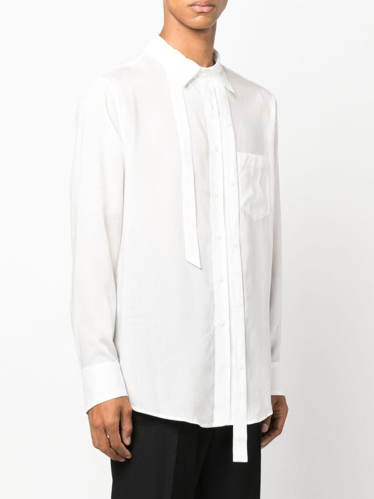 White Crazy Long Sleeve Shirt