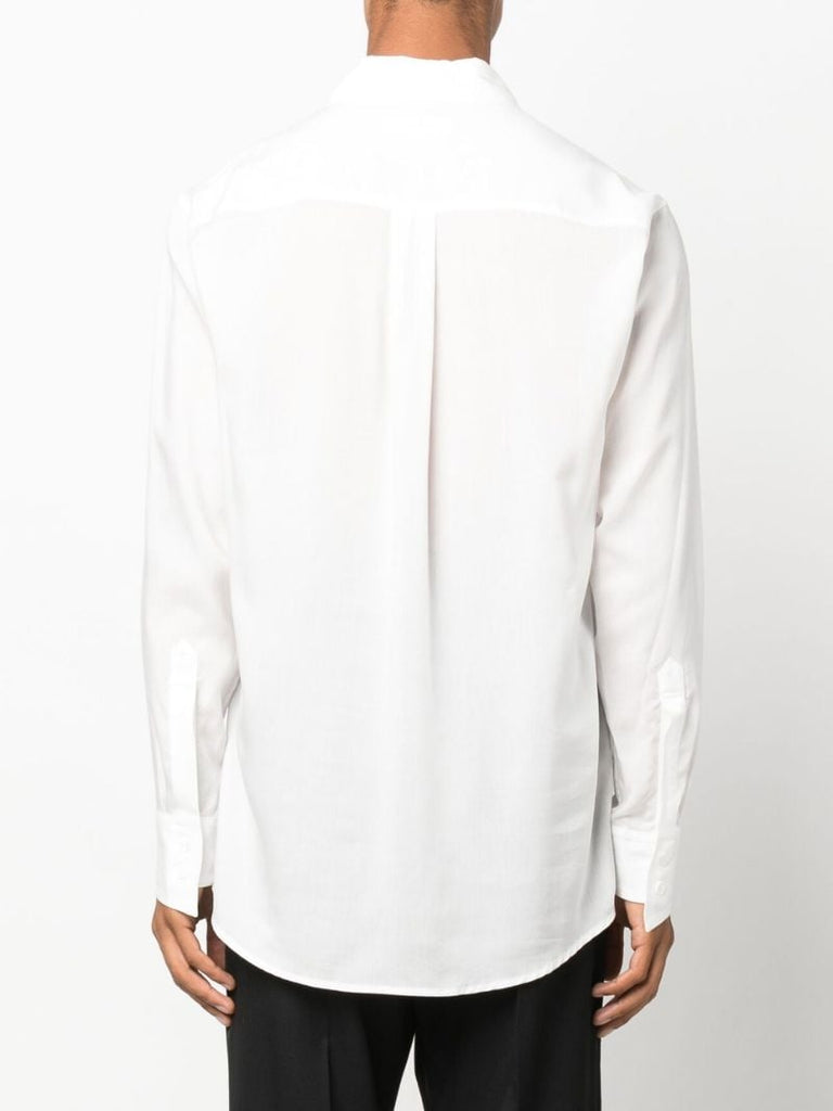 White Crazy Long Sleeve Shirt