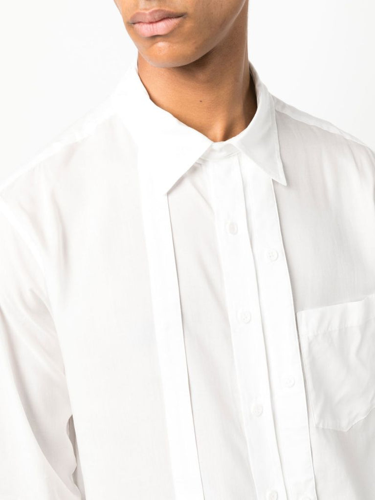 White Crazy Long Sleeve Shirt