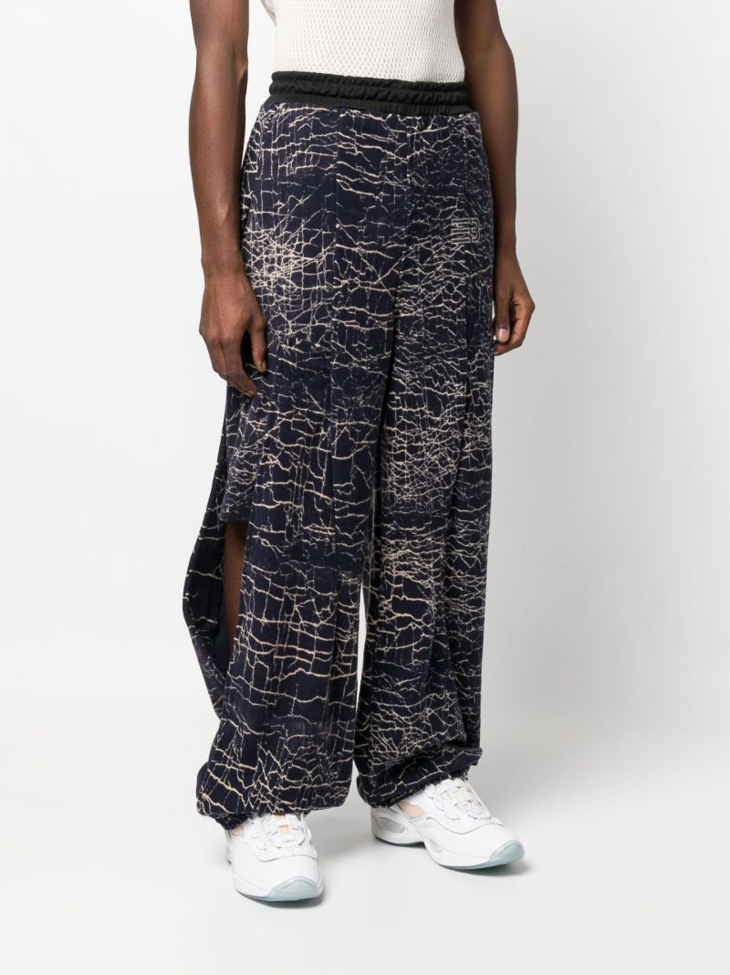 Navy Rod Warm Up Track Pants