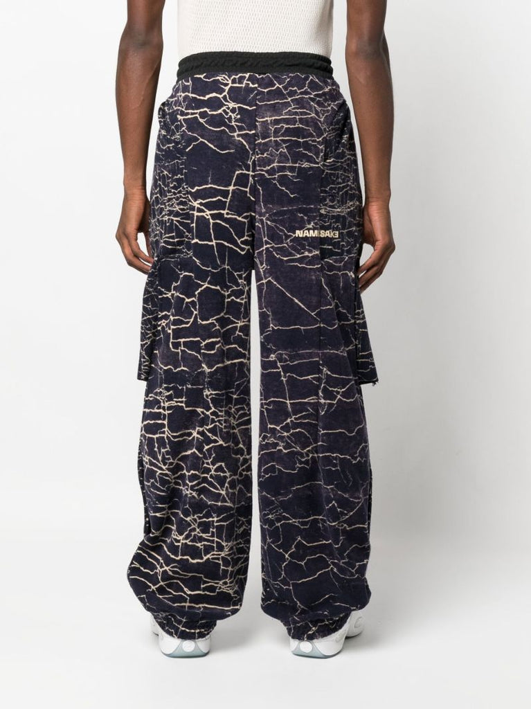 Navy Rod Warm Up Track Pants