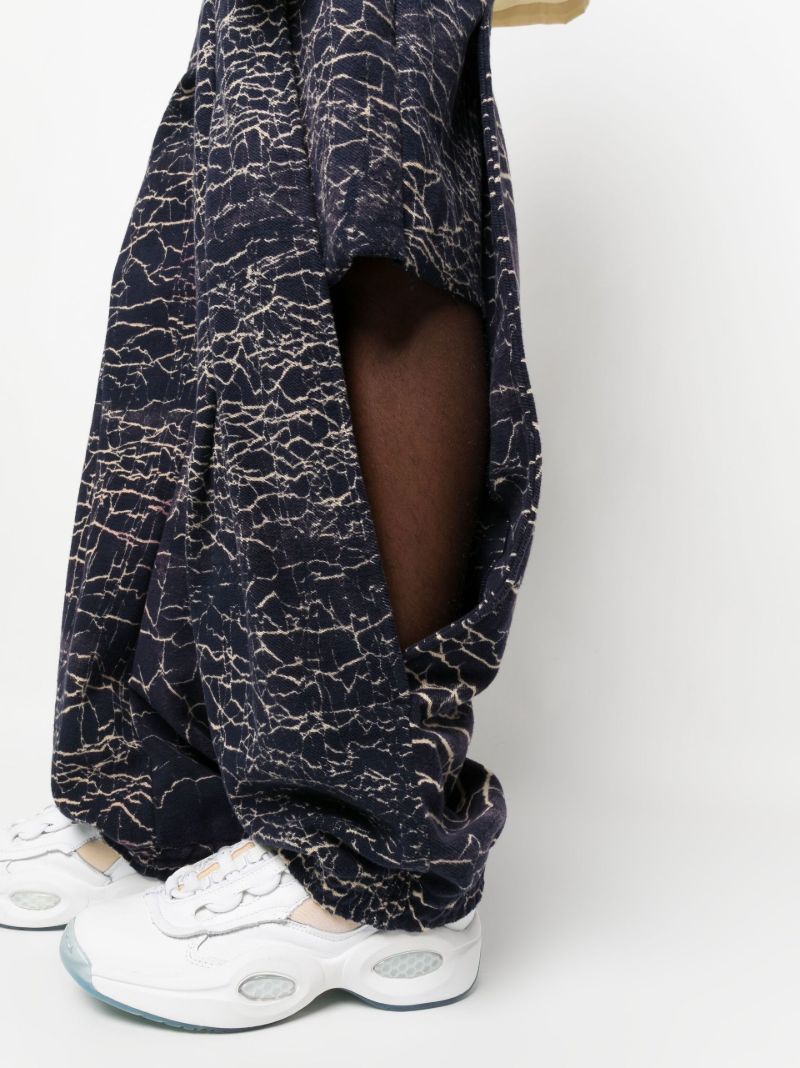 Navy Rod Warm Up Track Pants