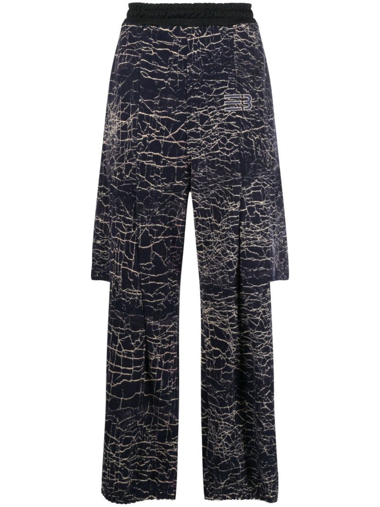 Navy Rod Warm Up Track Pants