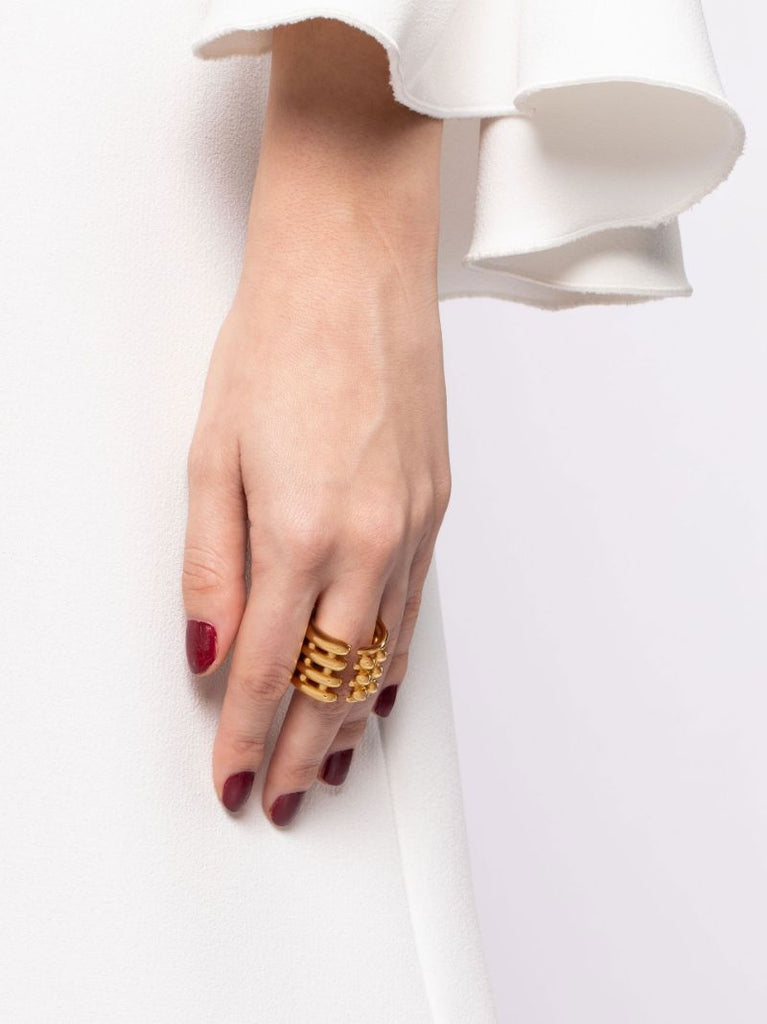 Gold Vermeil Khartoum Tower Ring