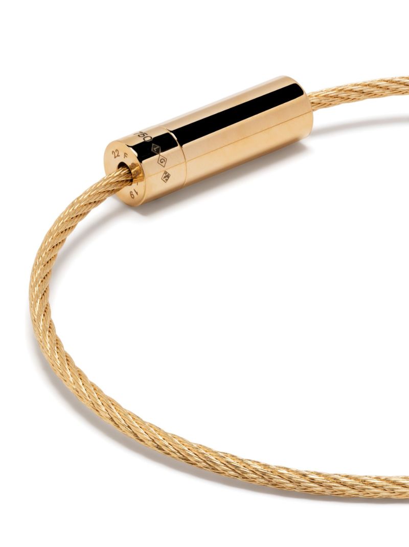 18k Yellow Gold Le 8g Cable Bracelet
