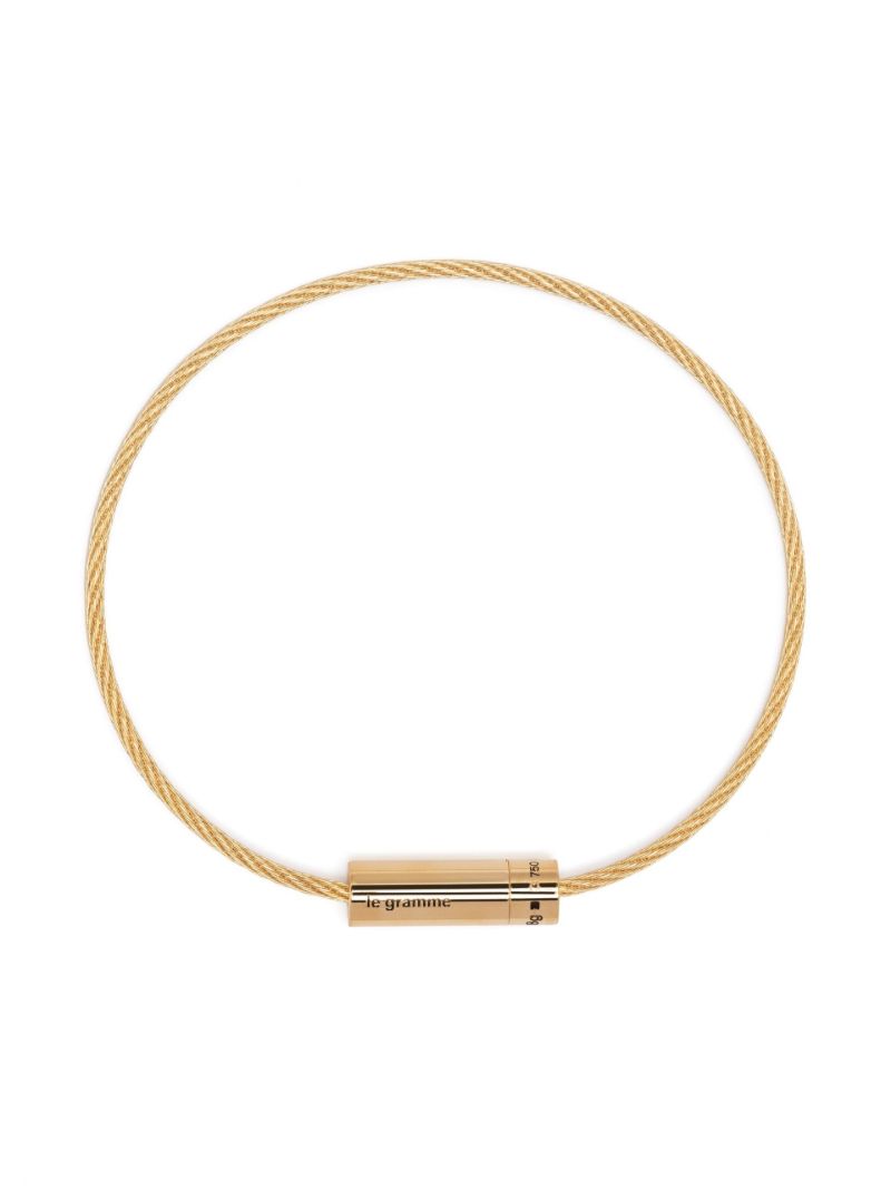 18k Yellow Gold Le 8g Cable Bracelet
