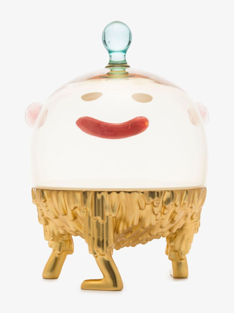 X Haas Brothers Gold-plated Fox Small Cake Stand
