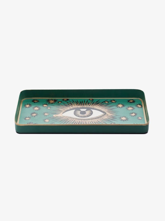 Green Eye Motif Tray