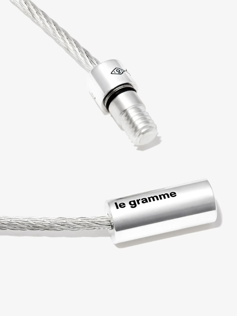 Sterling Silver Le 7g Polished Cable Bracelet