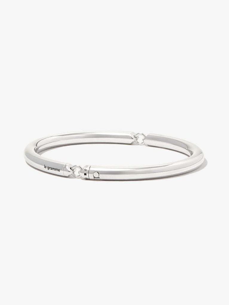 Sterling Silver Le 35g Polished Segment Bracelet