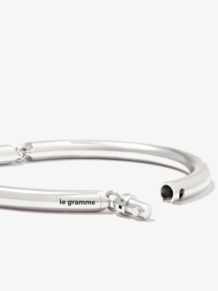 Sterling Silver Le 35g Polished Segment Bracelet