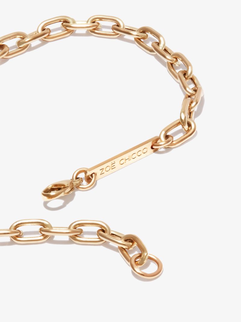 14k Yellow Gold Diamond Bracelet