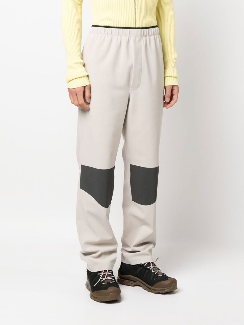 Neutral Bonded Render Patch Trousers