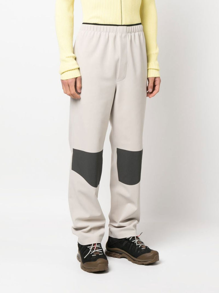 Neutral Bonded Render Patch Trousers