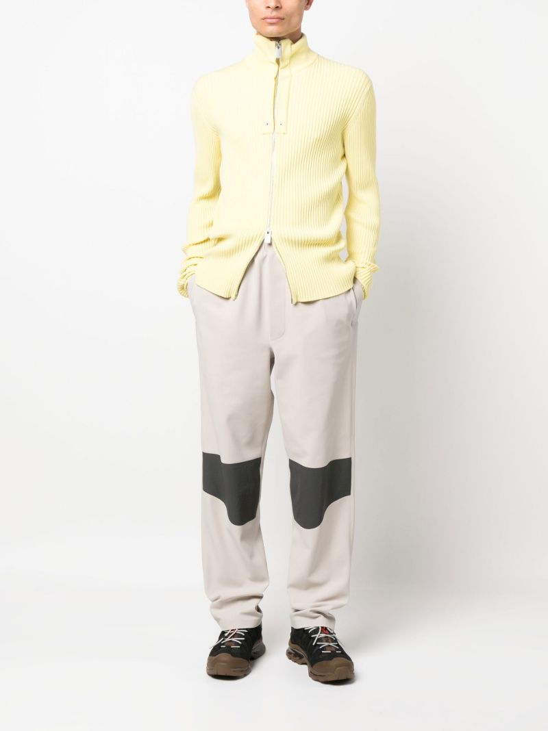 Neutral Bonded Render Patch Trousers