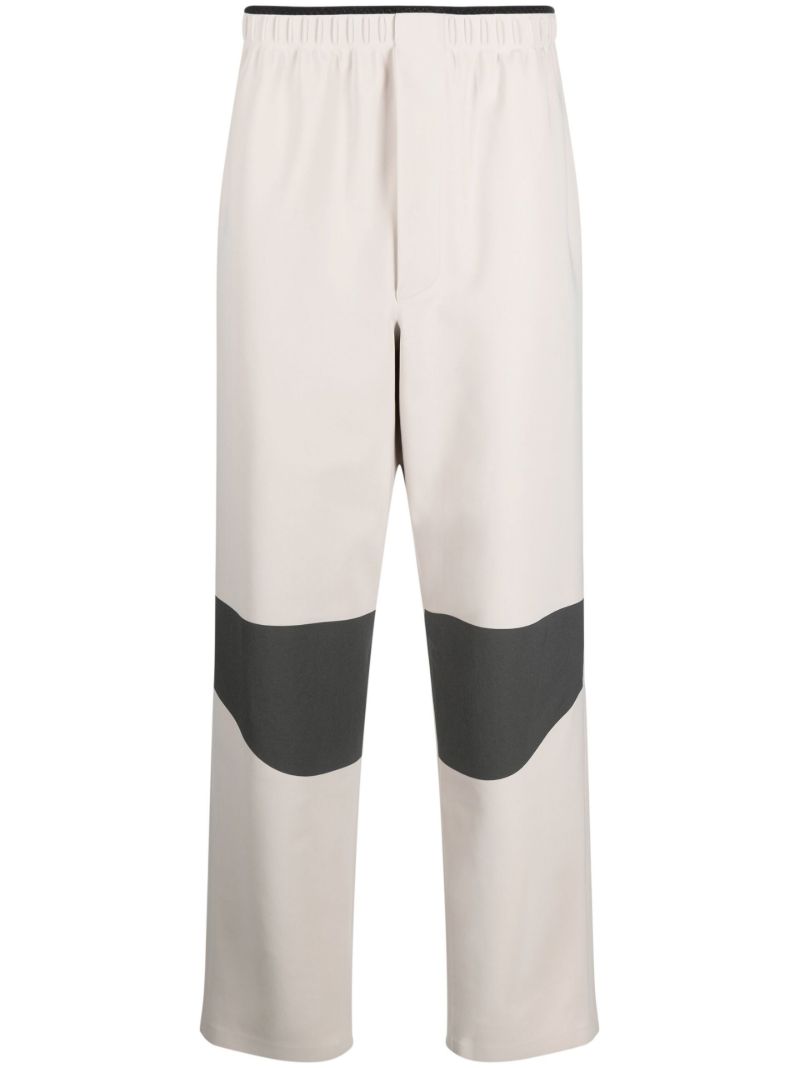 Neutral Bonded Render Patch Trousers