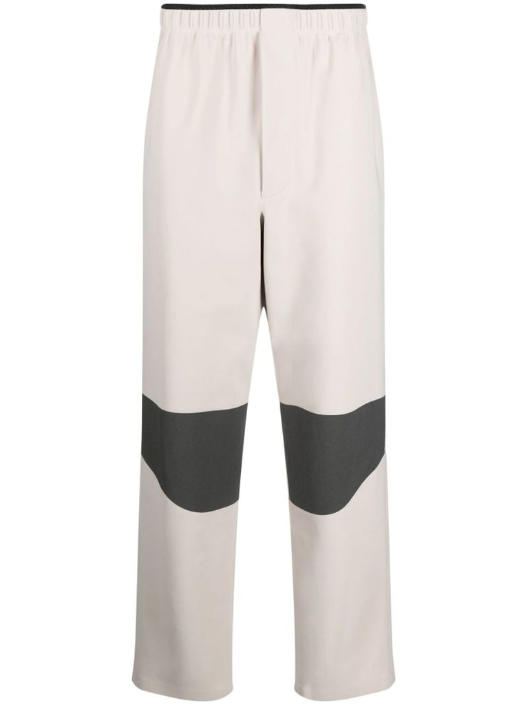Neutral Bonded Render Patch Trousers