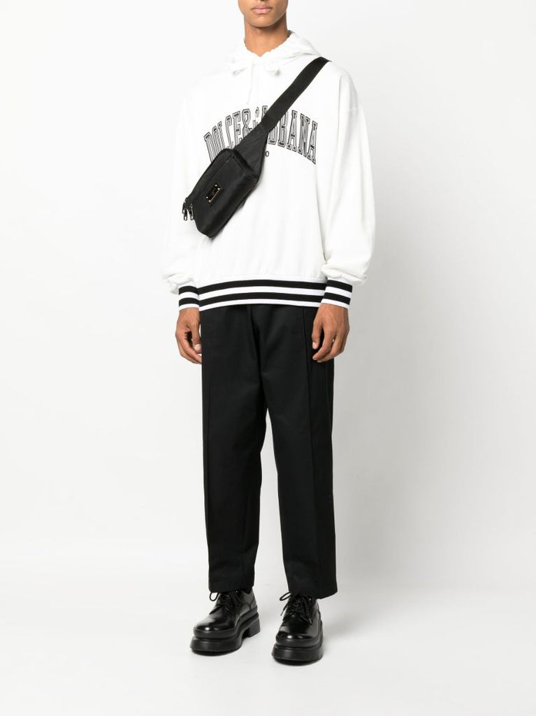 Black Logo Plaque Belt Bag