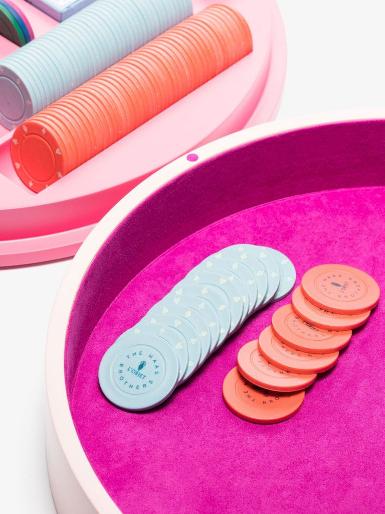 X Haas Brothers Pink Poker Set