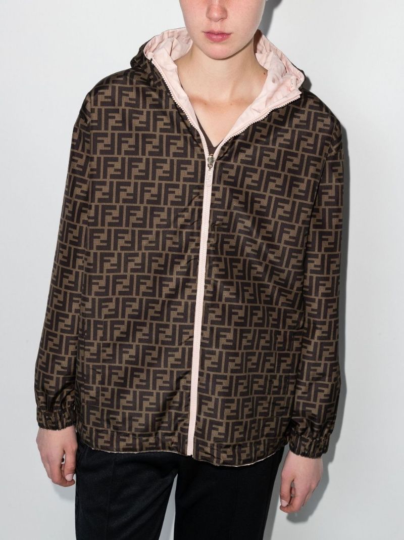 X K-way Ff Logo Reversible Track Jacket