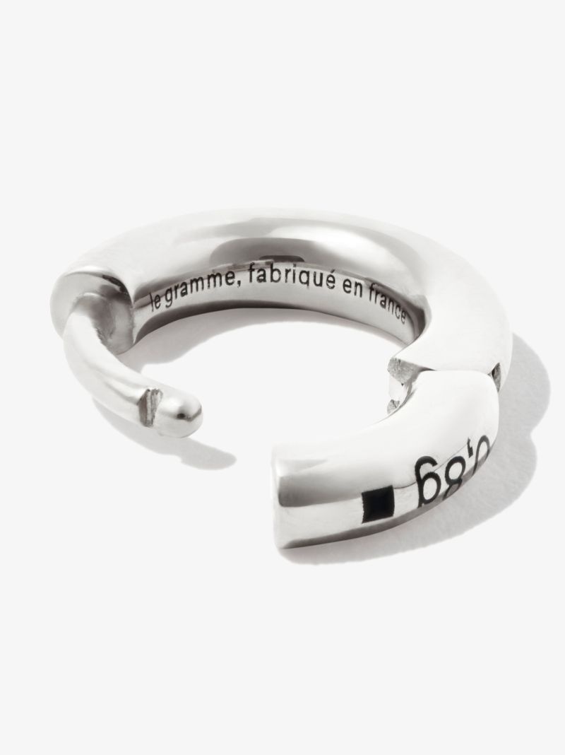 Sterling Silver La 0.6g Polished Bangle Hoop Earring