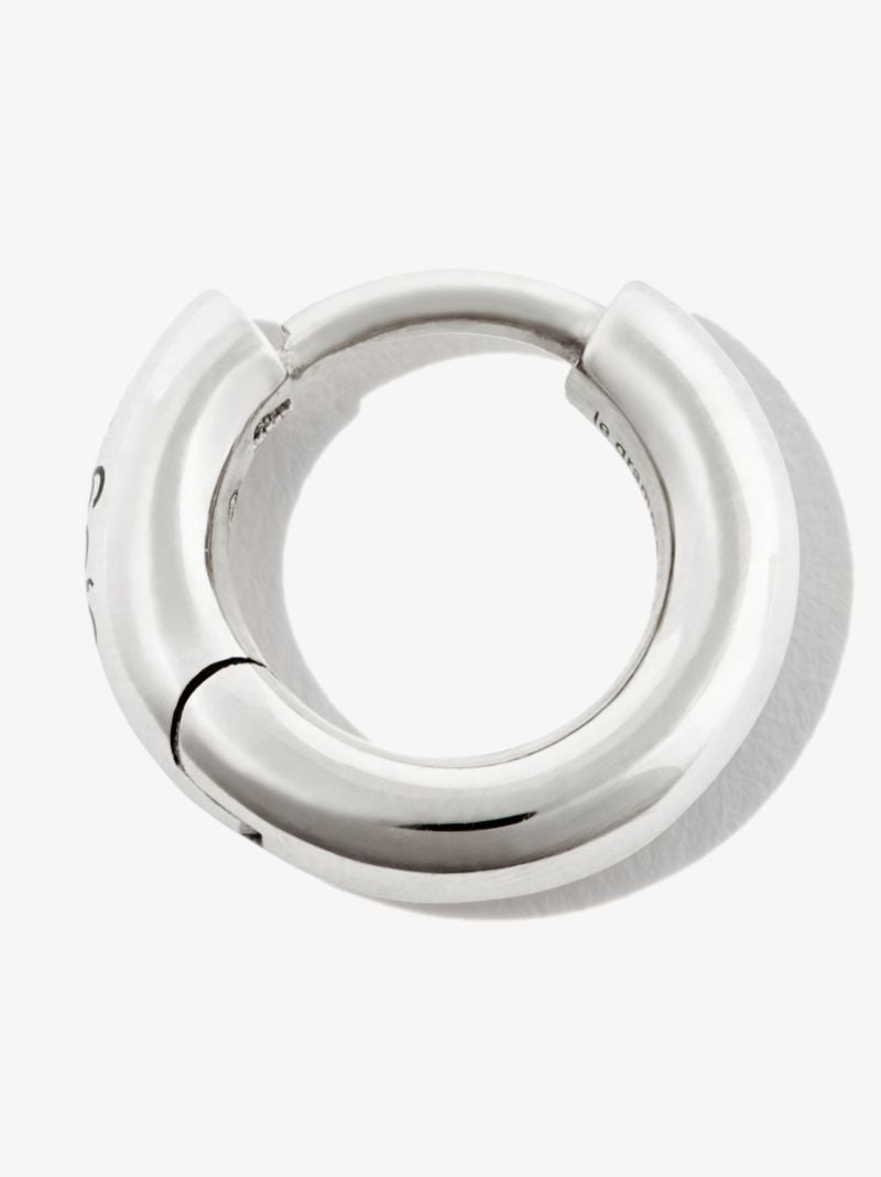 Sterling Silver La 0.6g Polished Bangle Hoop Earring