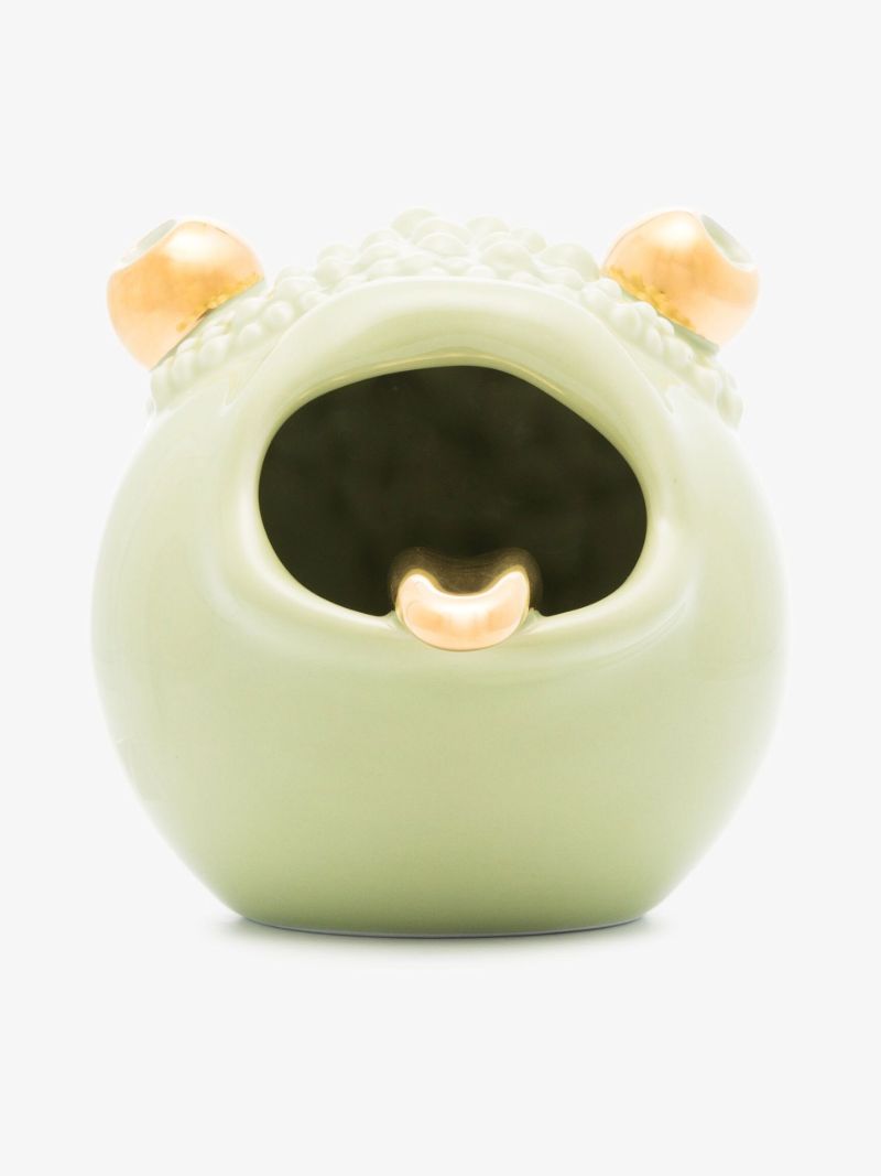 X Haas Brothers Green Petit Haashtray Porcelain Ashtray